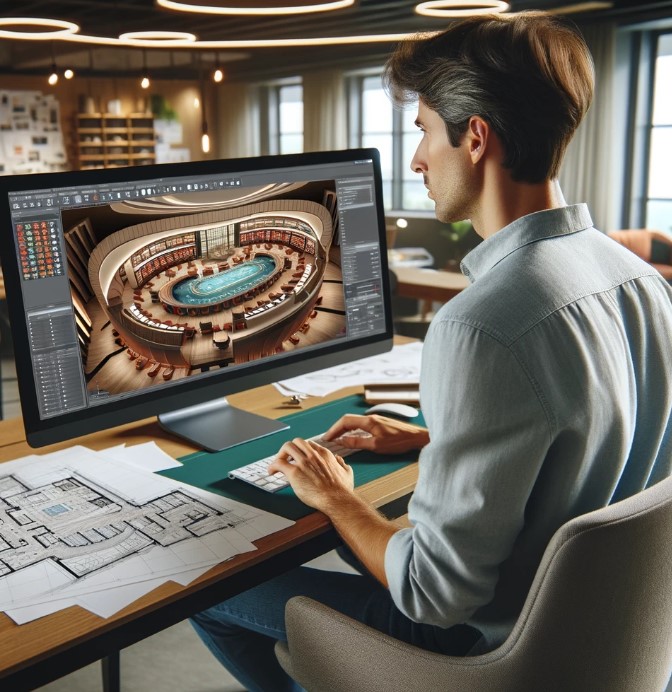 Инновации в 3D-моделировании и визуализации казино: Преобразование пространства для максимального вовлечения